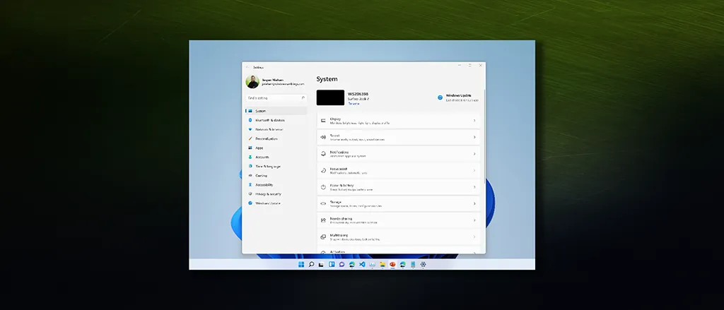 Windows Settings app