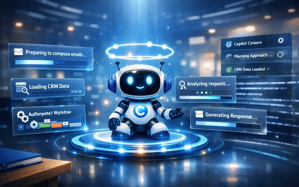 Cowork shows its work in real time, with a progress bar and step-by-step updates (AI generated)