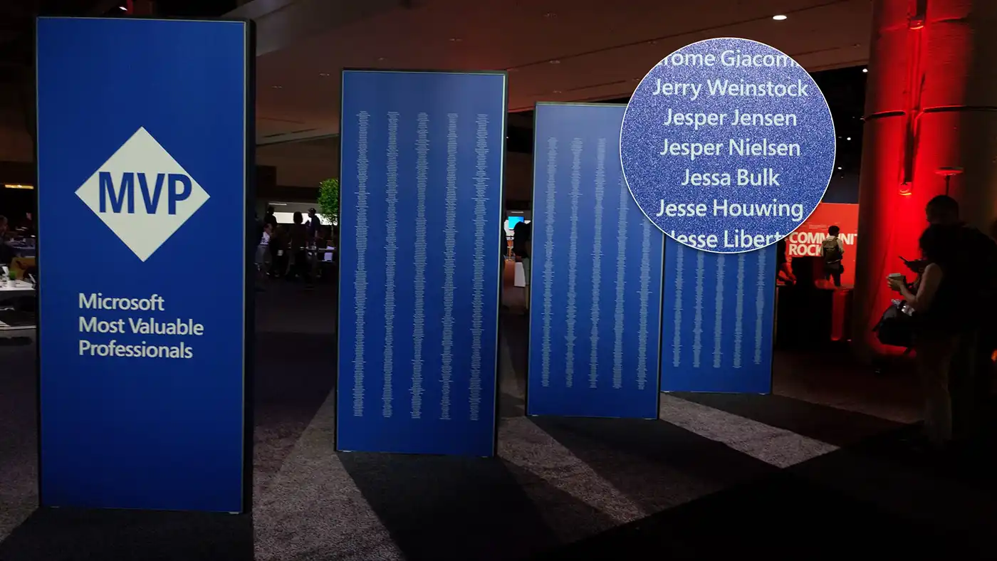 Jesper Nielsen on the MVP wall